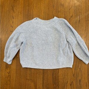 GAP Light Blue Knit Crop Sweater